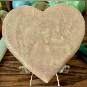 Pink Amethyst Heart from the Del Mar Show